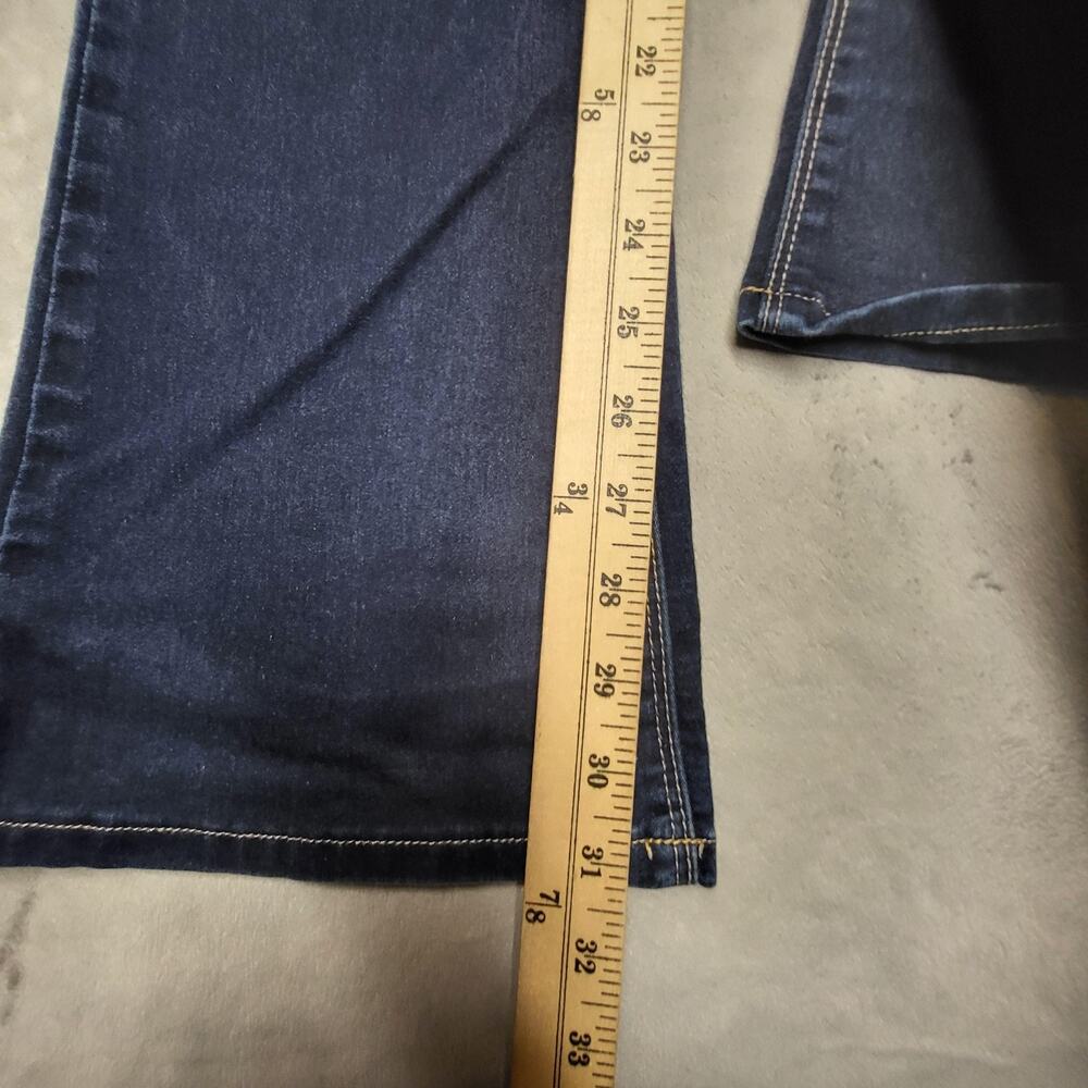 Max Jeans Jeans Womens 2 Blue Bootcut Dark Wash Modern Boot Stretch 5-Pocket - Picture 8 of 12